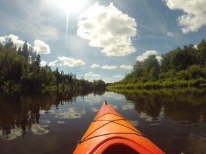 A beautiful day to be out on the river.