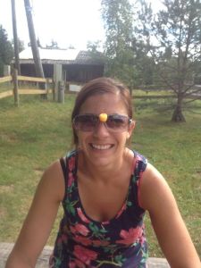 Craig needs to work on his aim, this was supposed to go in my mouth.