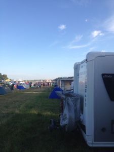 Momo at her first festival.