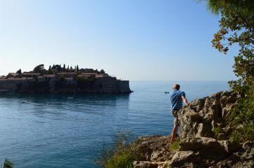 Getting a better look at Sveti Stefan....