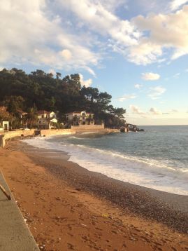 Beach near the campsite in Petrovac.